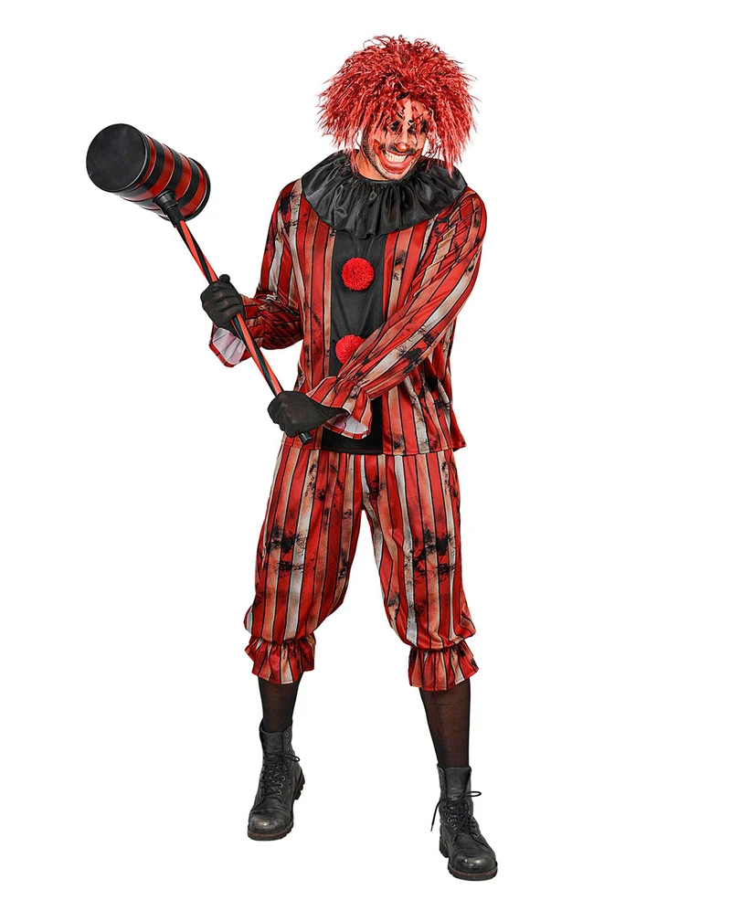 Rudy der böse Clown Herren Kostüm