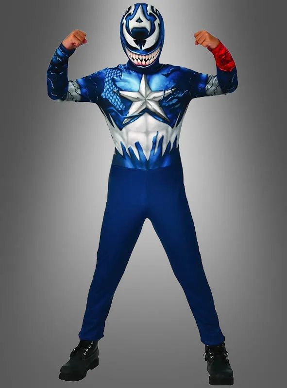 Captain America Venomized Kinderkostüm