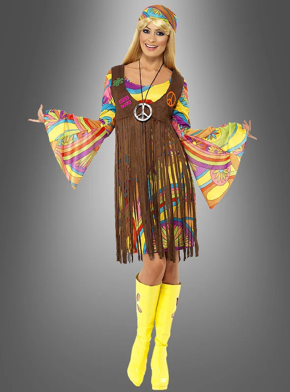 Hippiekostüm Sunny für Damen