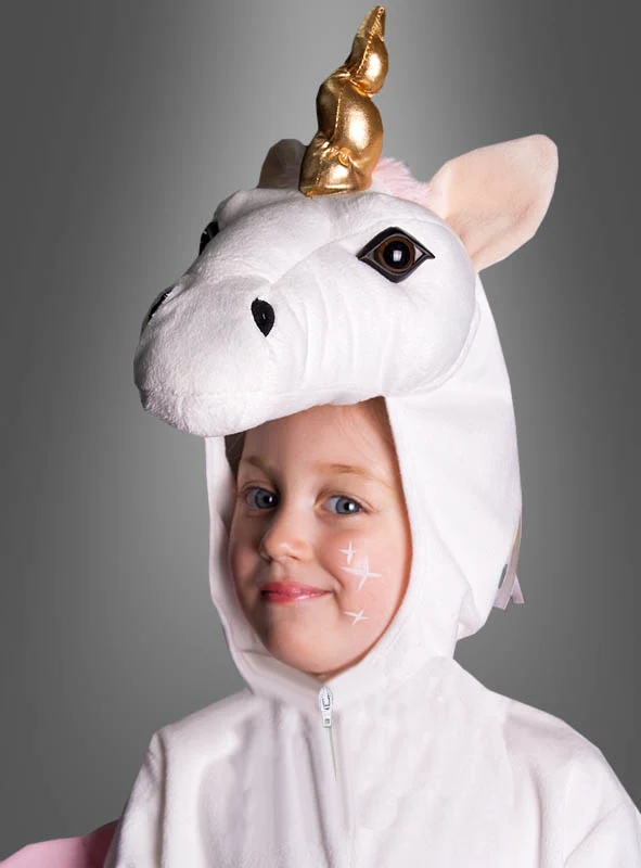 Zauberhaftes Plüsch Einhorn Kostüm deluxe