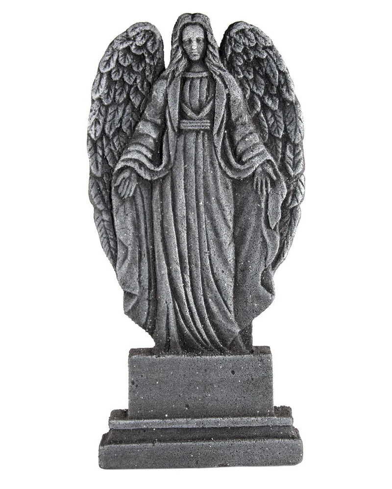 Halloween Grabstein mit Gothic Todesengel 91cm