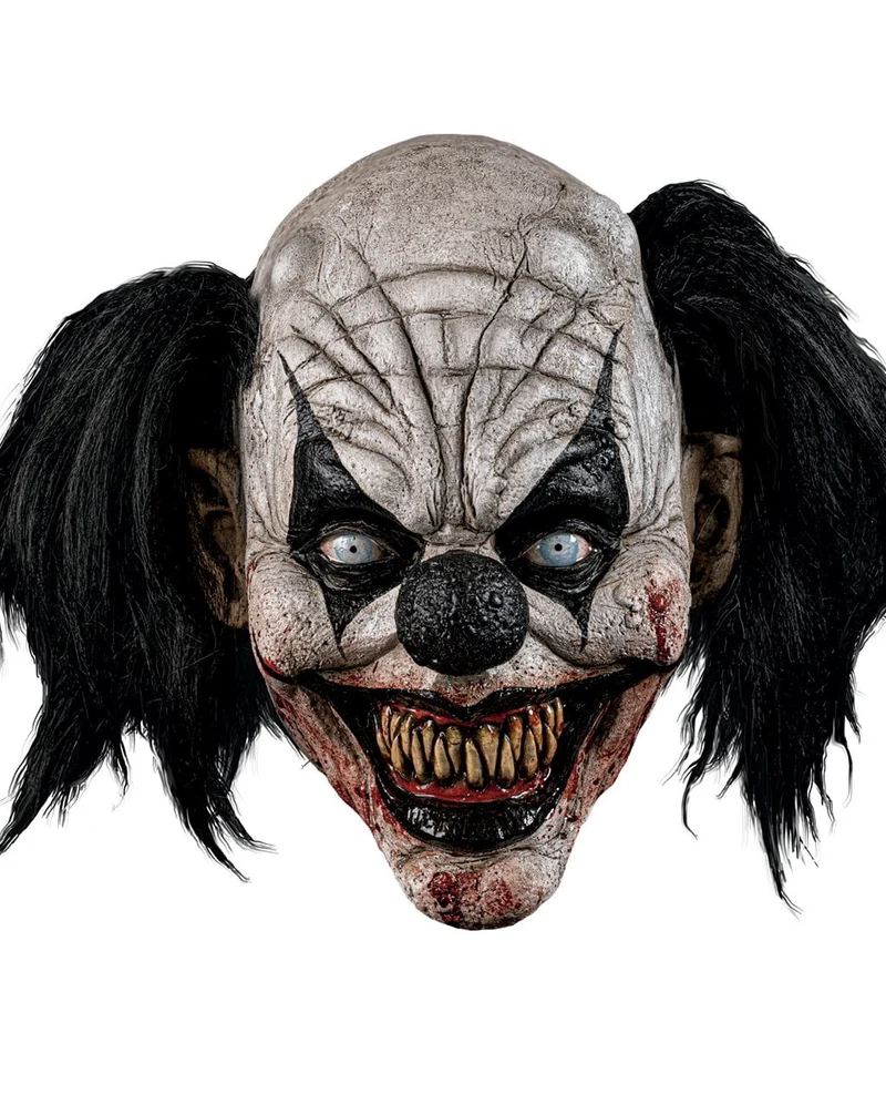 Carnevil Clown Horror Maske mit Haaren