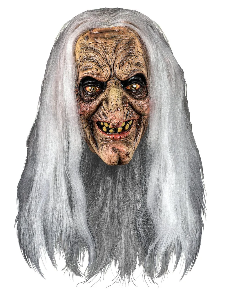 Lyssa Dragana Hexenmaske mit weißen Haaren