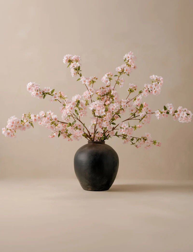 Faux Japanese Cherry Blossom - Blush (6 Stems)