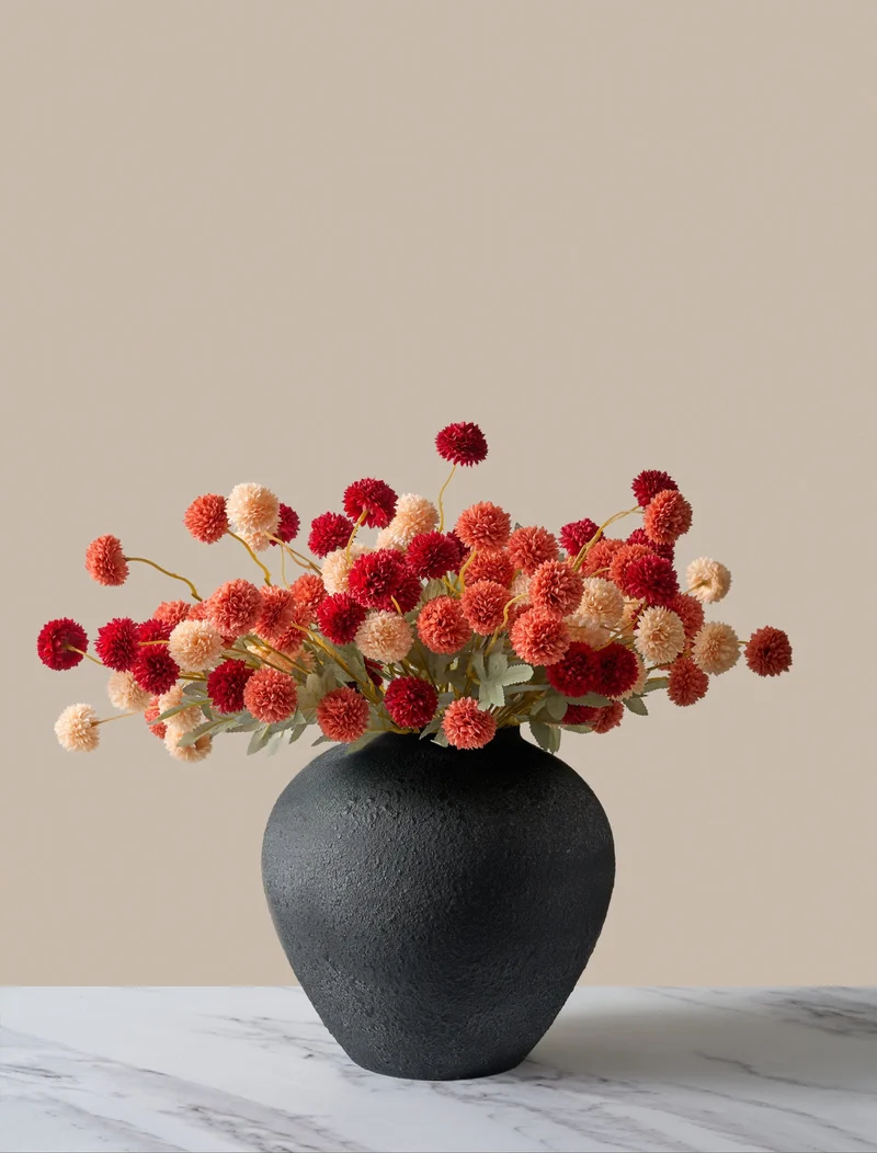 Faux Kiku Arrangement - Assorted (20 Stems / 100 Heads)