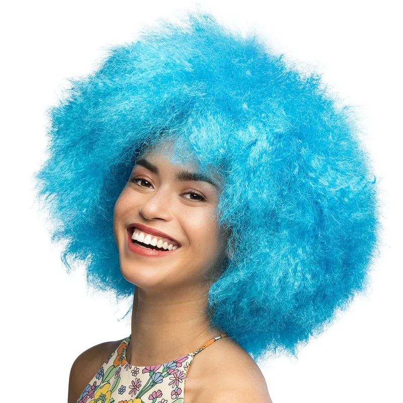 Perücke „Sugar“ in Neonblau