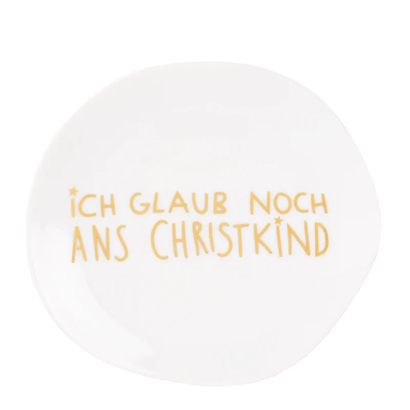 Räder Weihnachtsteller Ich glaub noch ans Christkind