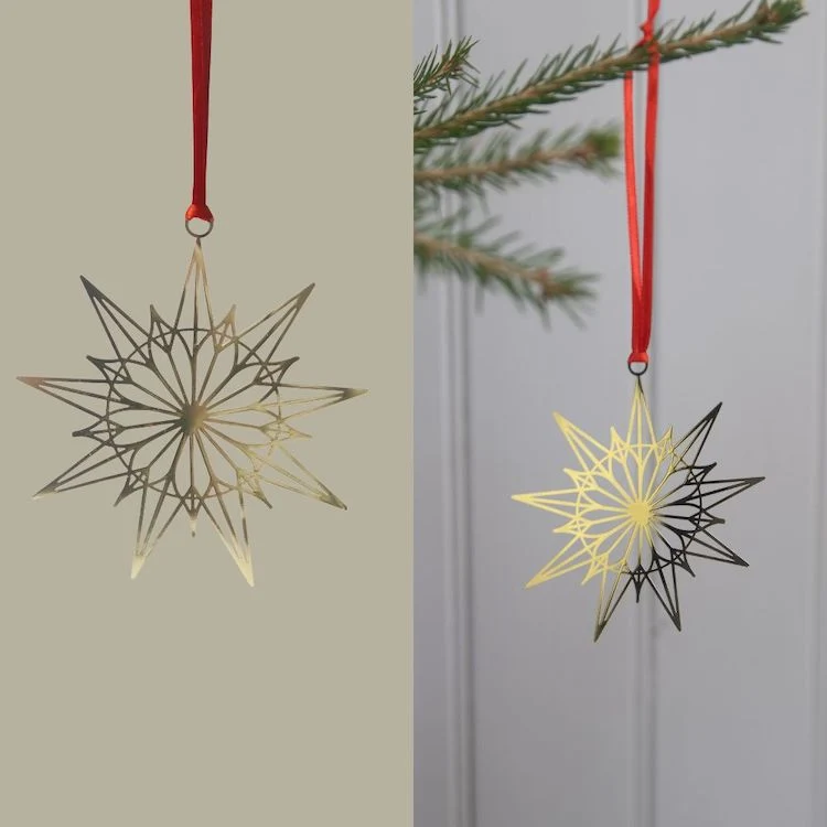 Dekoanhänger Weihnachtsstern