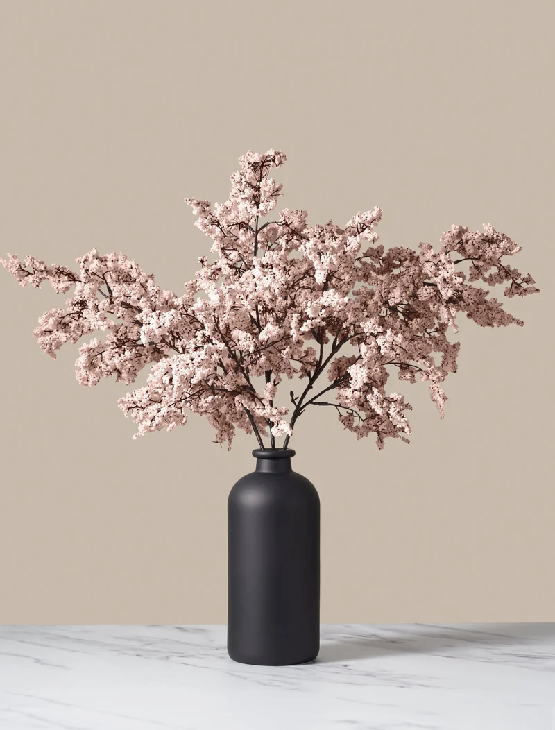 Faux Berry Spray - Pink (3 Stems)