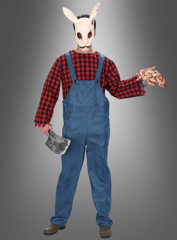 Holzfäller Kostüm für Purge Killer Hase