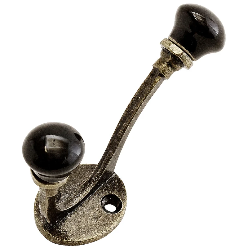 Wandhaken Kaktus Gold Metall