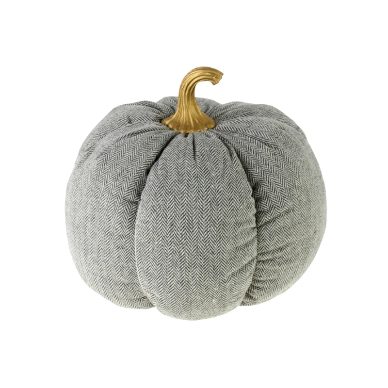 Dekokürbis Grau 34 cm