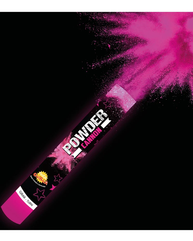 Pink Fuchsia Pulver Konfetti Kanone 30cm