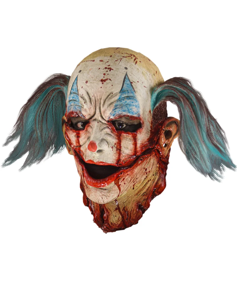 Butchie Killer Clown Maske mit Haaren