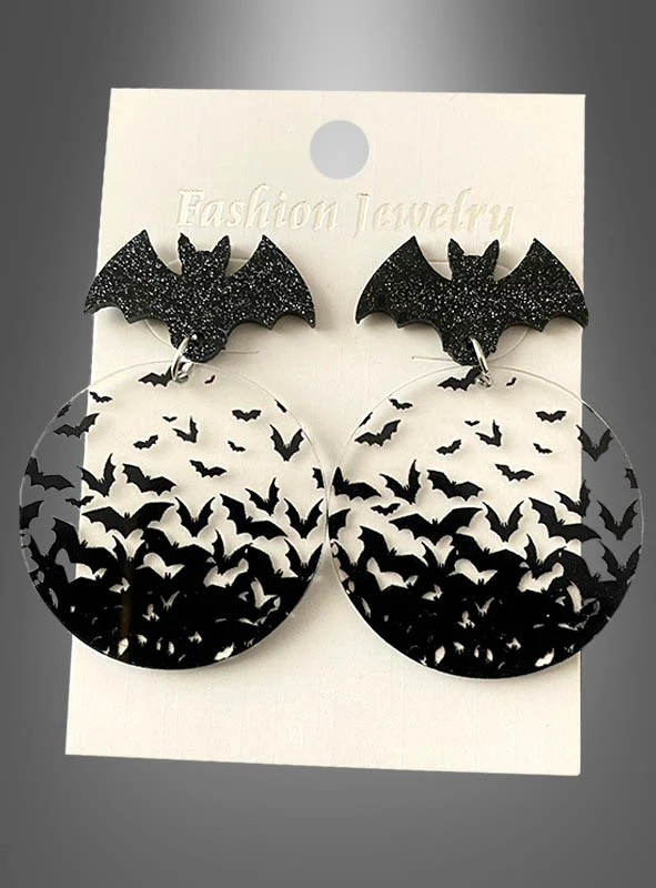 Fledermaus Ohrringe Halloween Schmuck