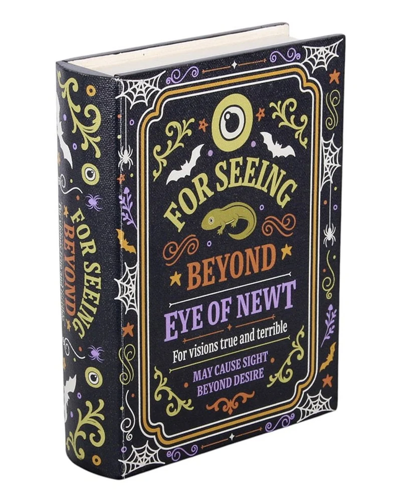 „Eye of Newt“ Zauberbuch Aufbewahrungs Box 21cm