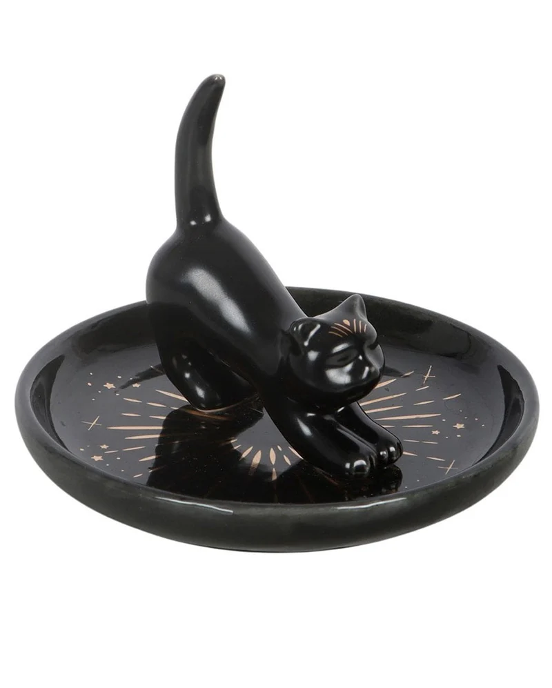 Black Magic Cat Schmuckteller Ø11cm
