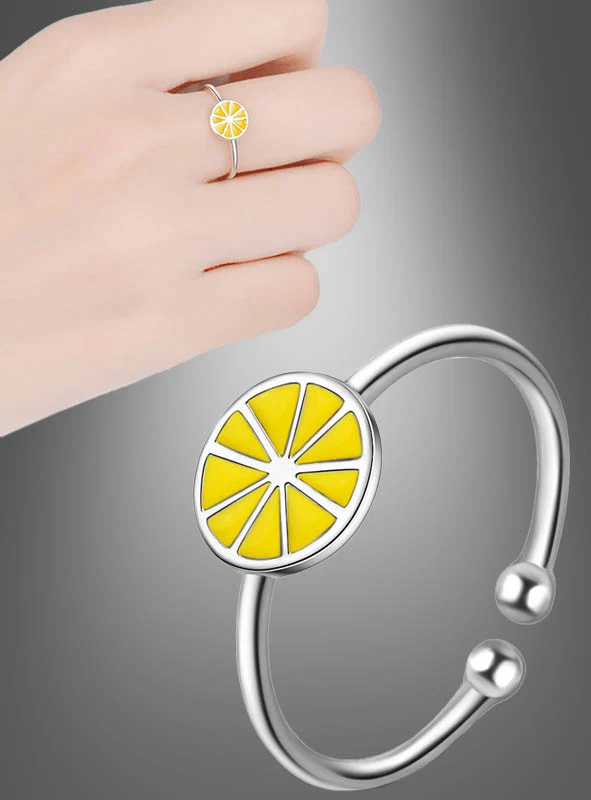 Zitronen Ring verstellbar