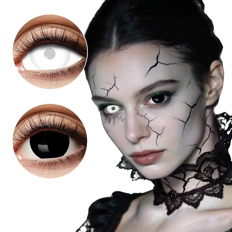 Ein Paar 6-Monats-Linsen „Mini Sclera Eclipse“