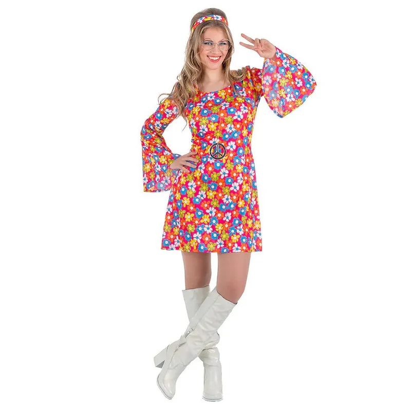 Kostüm für Erwachsene: Hippie Flower