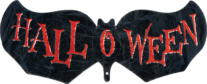 Halloween-Folienballon „Fledermaus“ (unbefüllt), 1 m