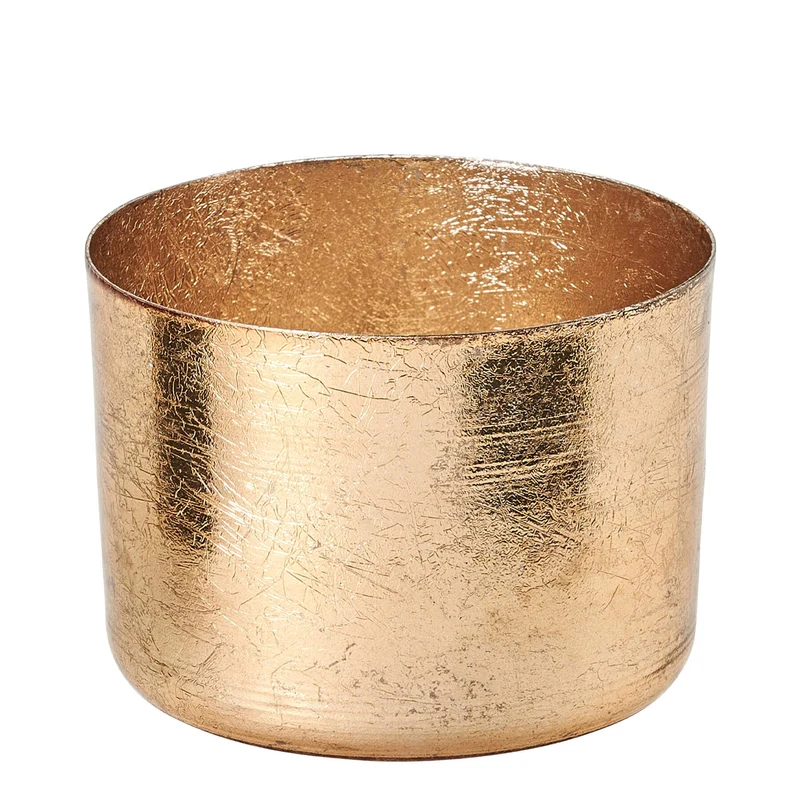 Windlicht Chennai goldfarben mittel