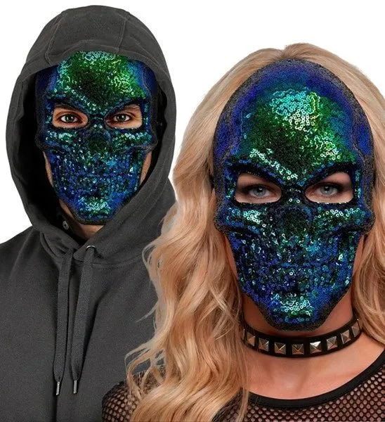 TOTENKOPF-MASKE – PAGIETTEN