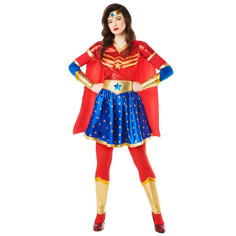 Kostüm für Erwachsene: Superheldin Star