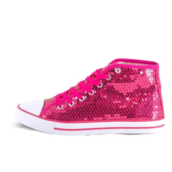 Rosa Schuhe mit Glitzer