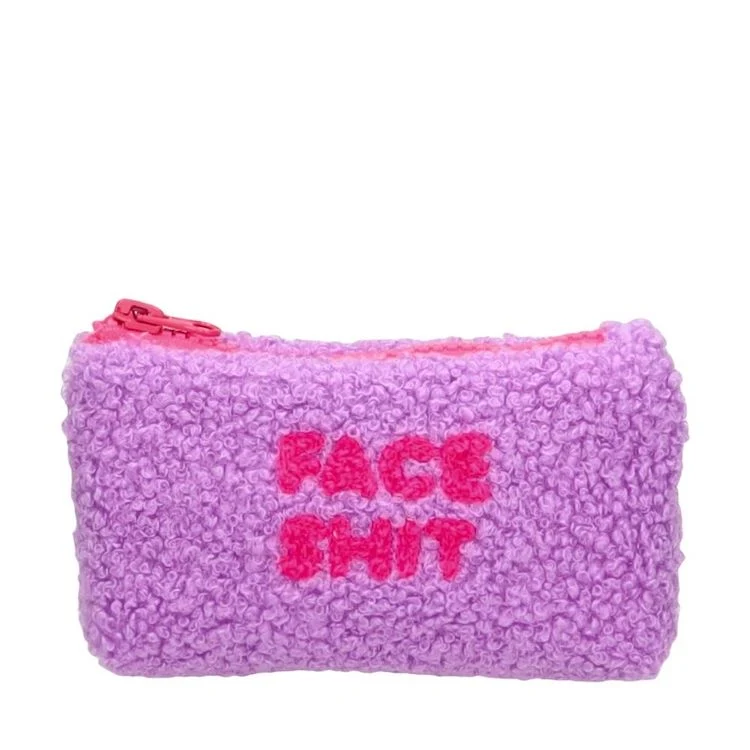 Voyage Teddy-Tasche Face Shit S lila