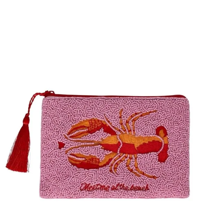 Elodie Kosmetiktasche Hummer M pink