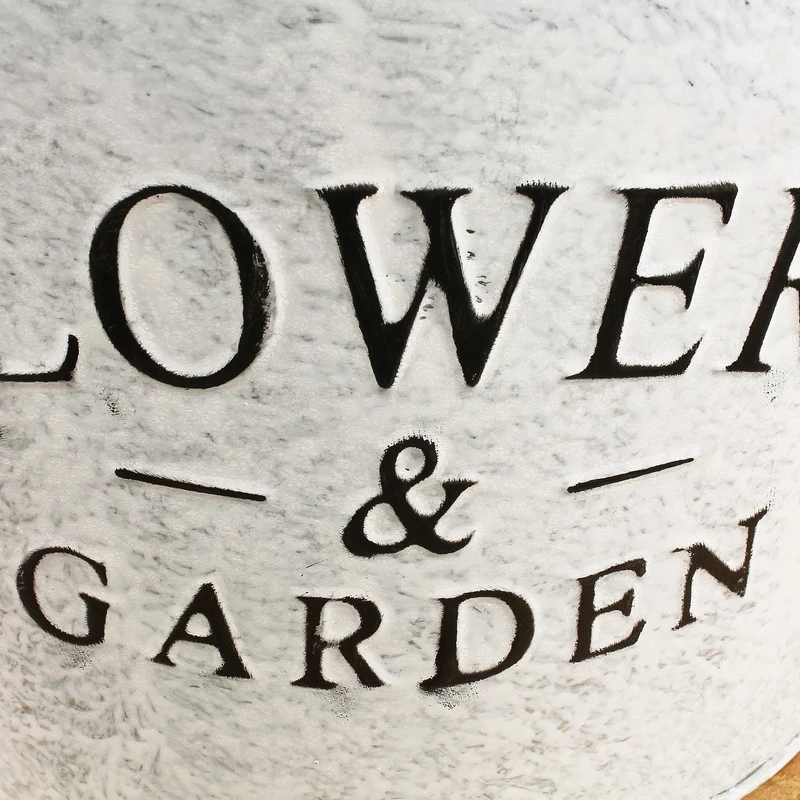 Pflanztopf Zink Flowers & Garden Weiß vers. Größen