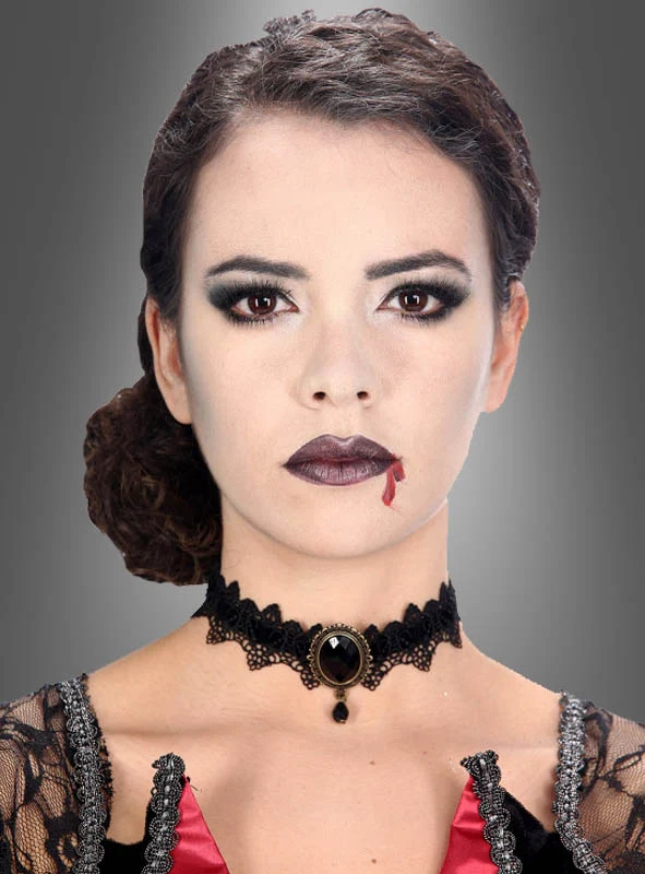 Schwarzes Spitzen Halsband Gothic Style