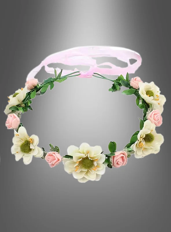 Hippie oder Elfen Blumen Haarkranz