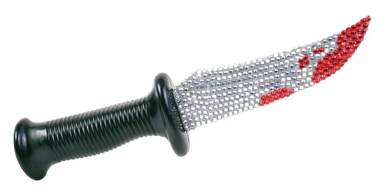 Halloween Fake Messer Glitter 26cm