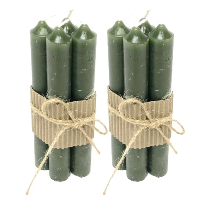 Tischkerze Kiefergrün 4er Set