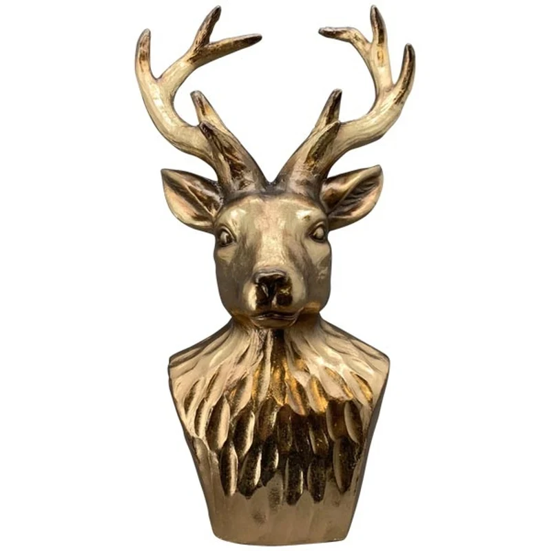 Rentier Büste Gold 33 cm