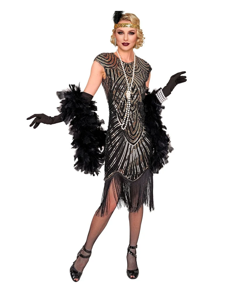 20er Jahre Gatsby Flapper Kostümkleid