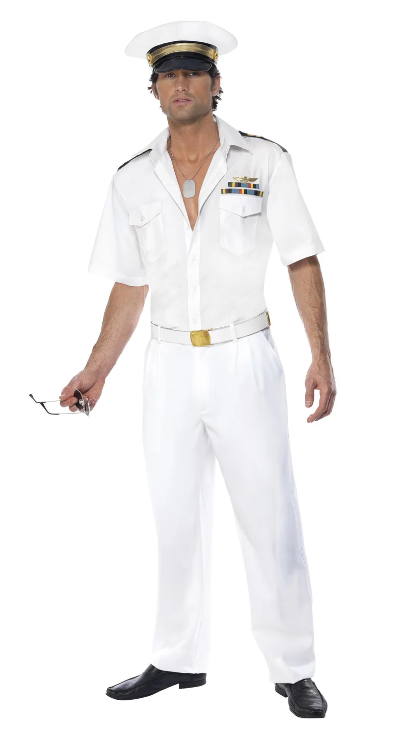 Top Gun Kapitäns Kostüm für Herren