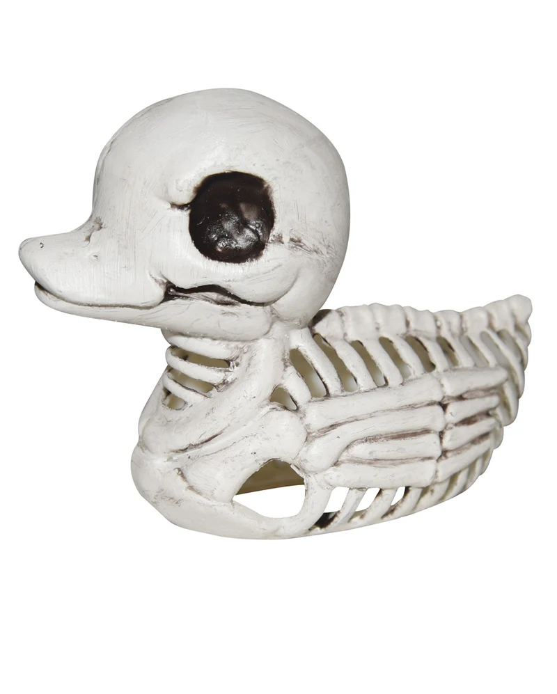 Skelett Entchen als Knochengerippe 14 cm