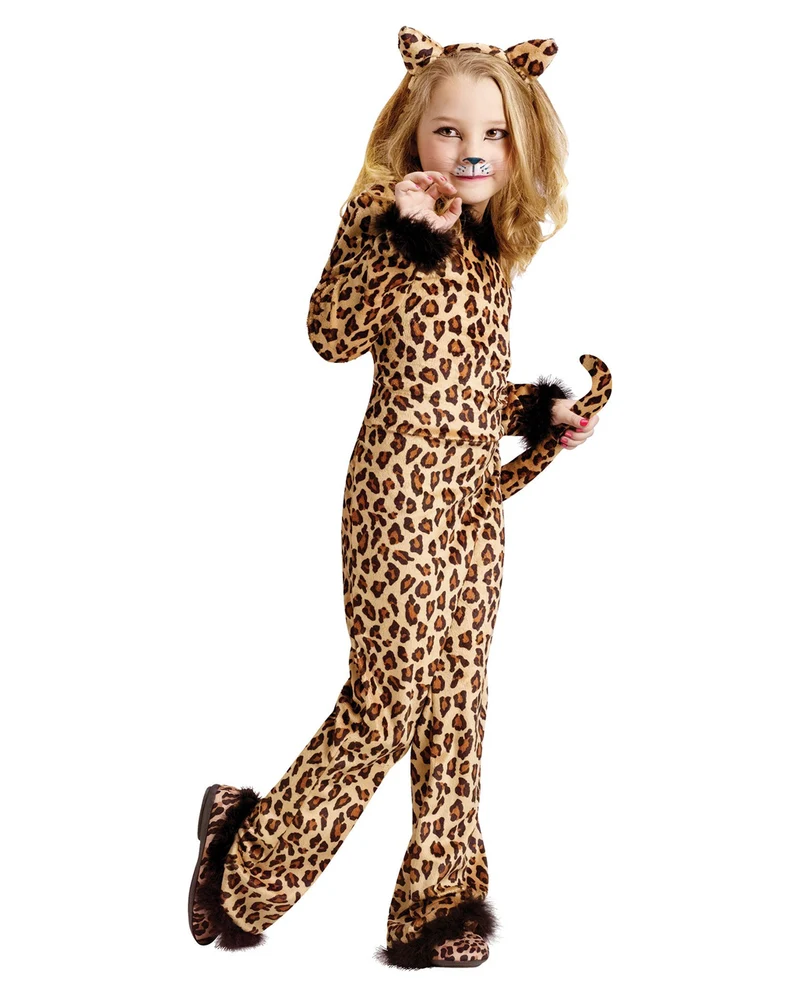 Niedlicher Leopard Kinderkostüm