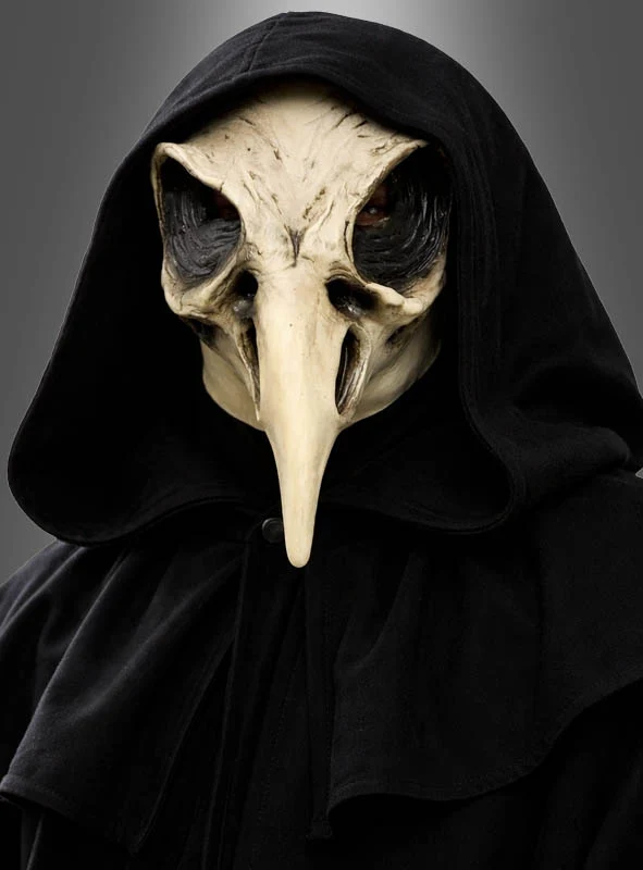 Krähen Schädel Halloween Maske