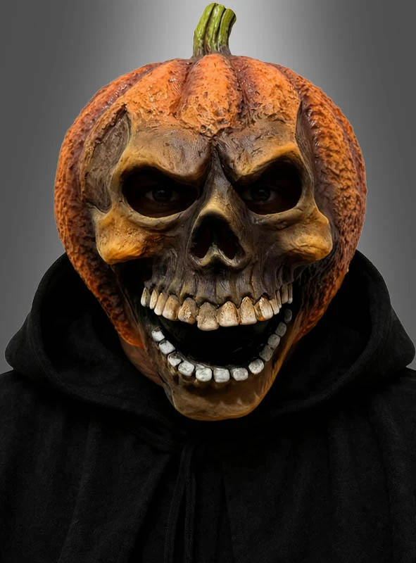 Kürbis Maske lachend aus Latex