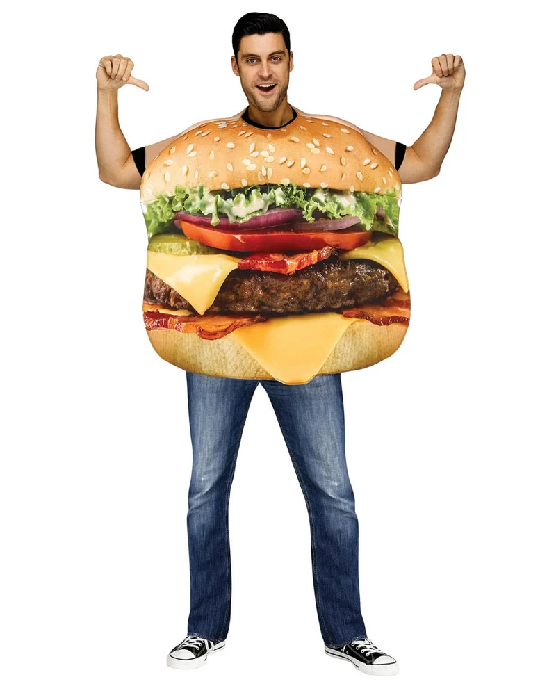 Cheeseburger Kostüm Deluxe