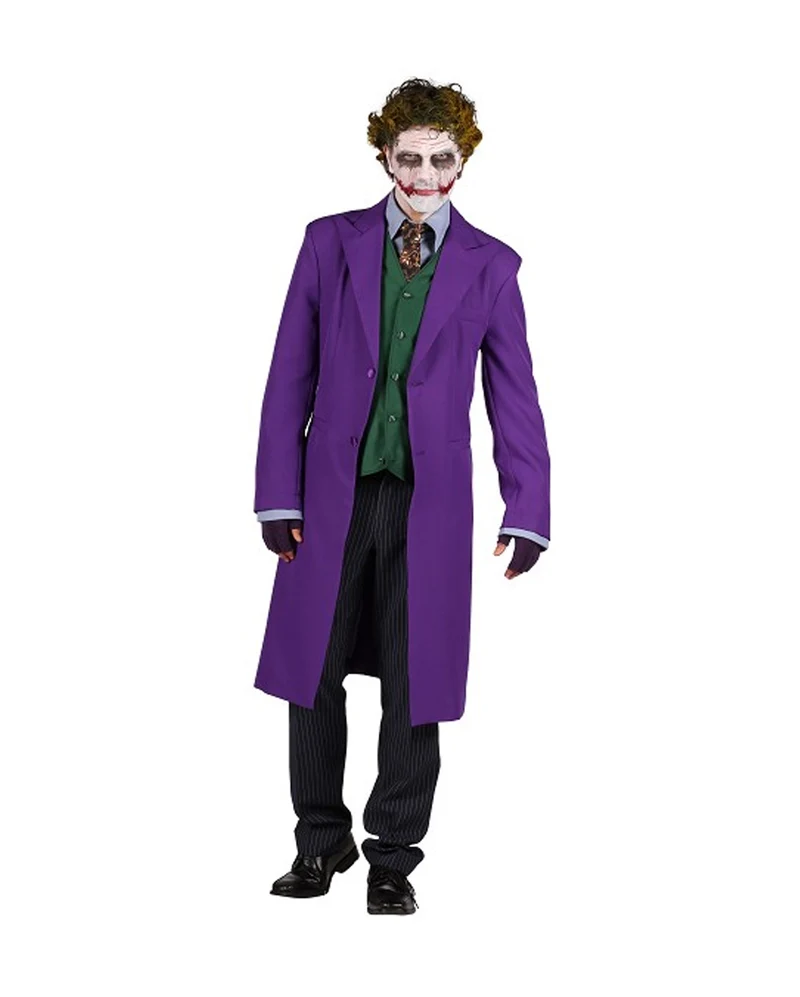 Deluxe Kostüm Joker Anzug mit Weste