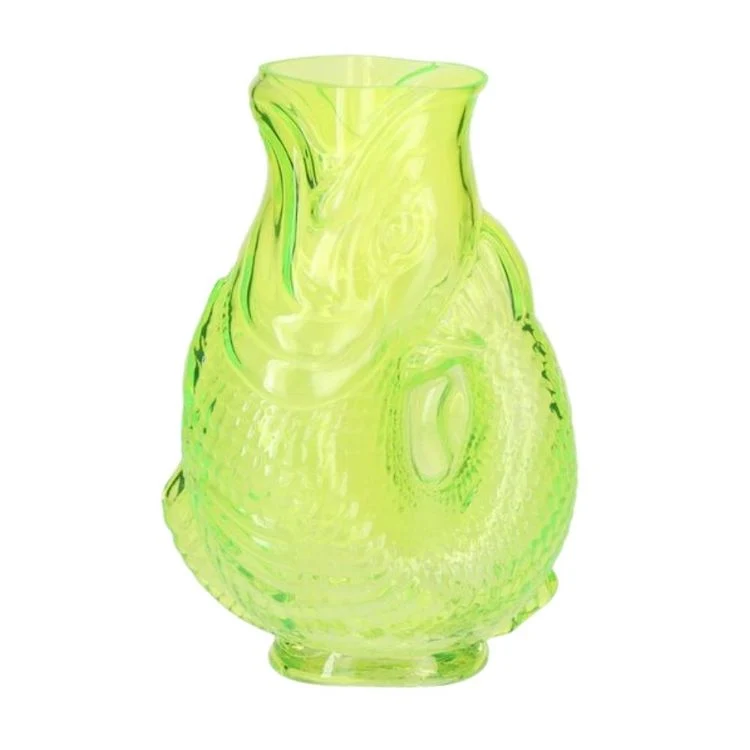 Jacquard Fischvase grün 30 cm