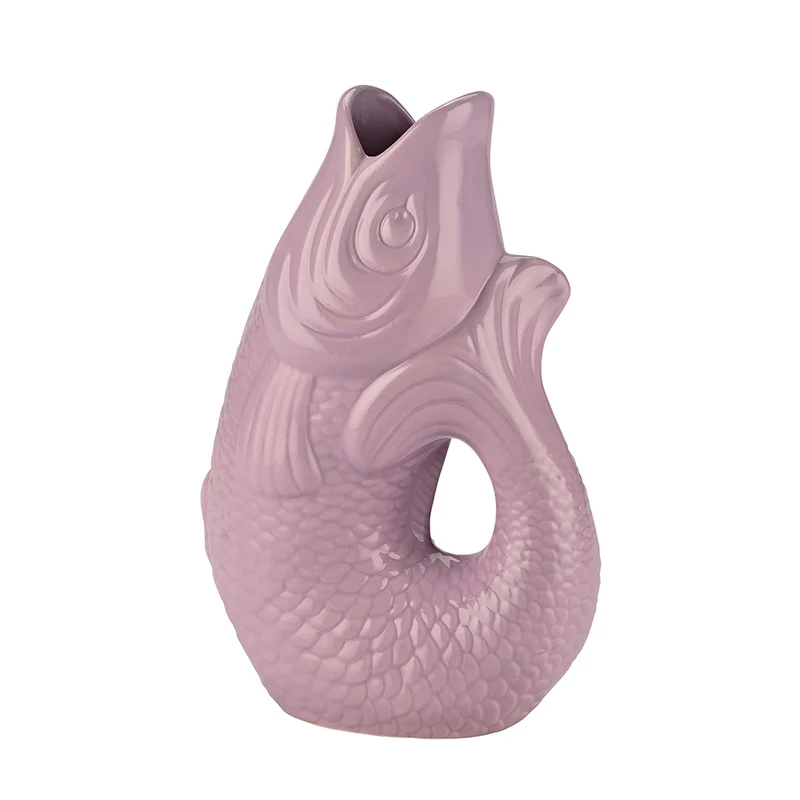 Vase Monsieur Claude Lavendelfarben Mittel
