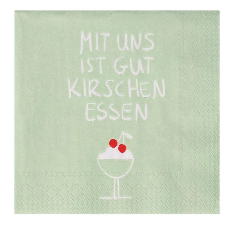 Räder Cocktailservietten Kirschen essen