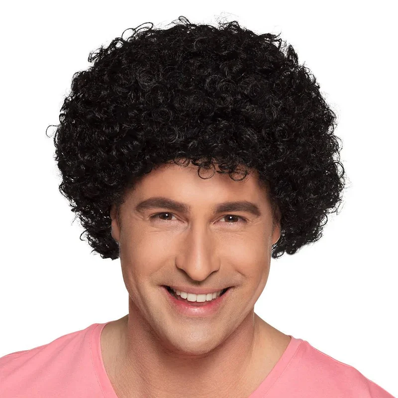 Perücke „Curly“, schwarz