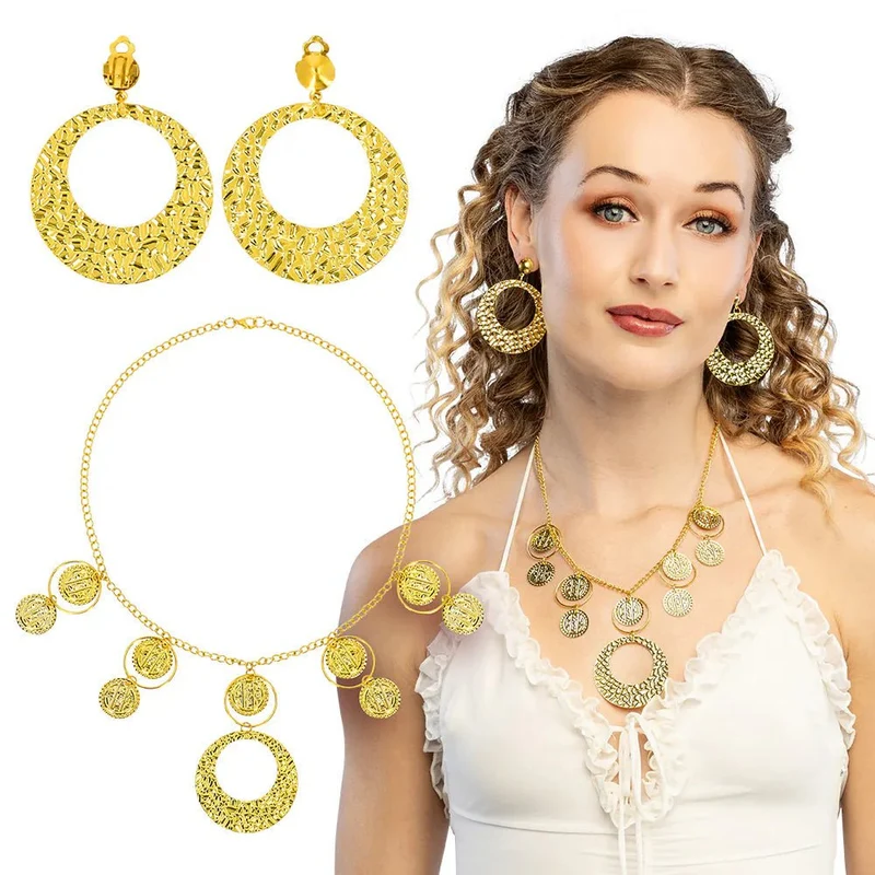 Schmuckset „Oriental“ (Halskette und Ohrringe)